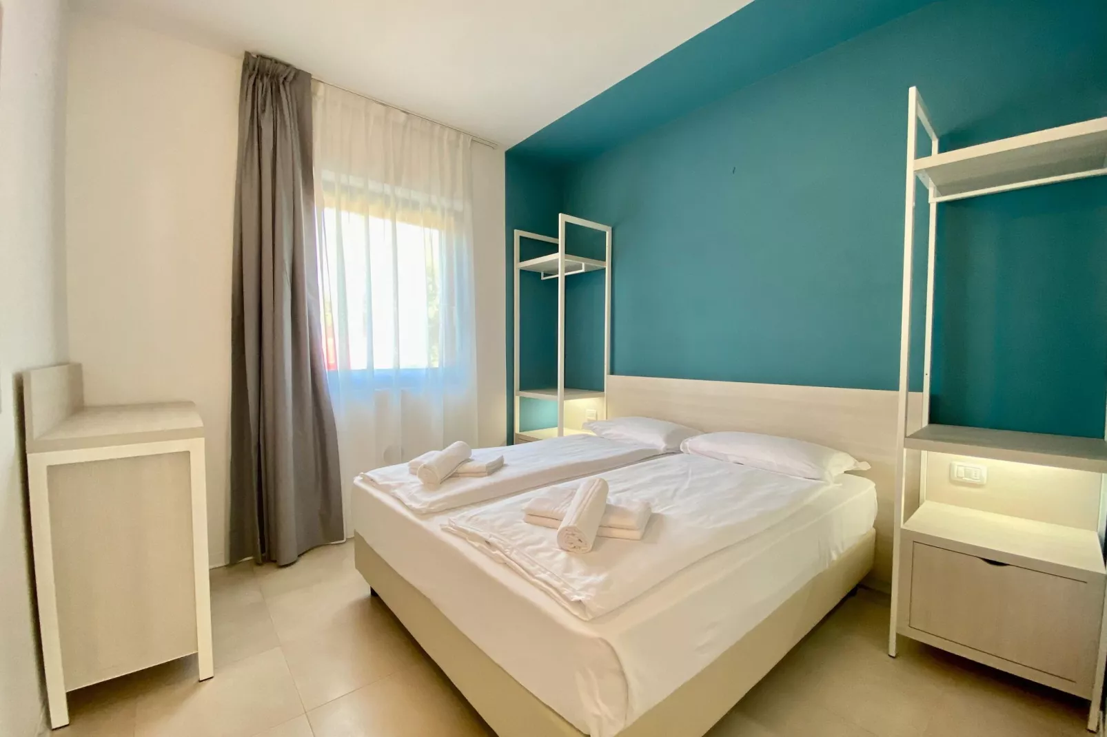 Residence Belvedere Village Castelnuovo del Garda - Trilocale Confort PT-Schlafzimmer