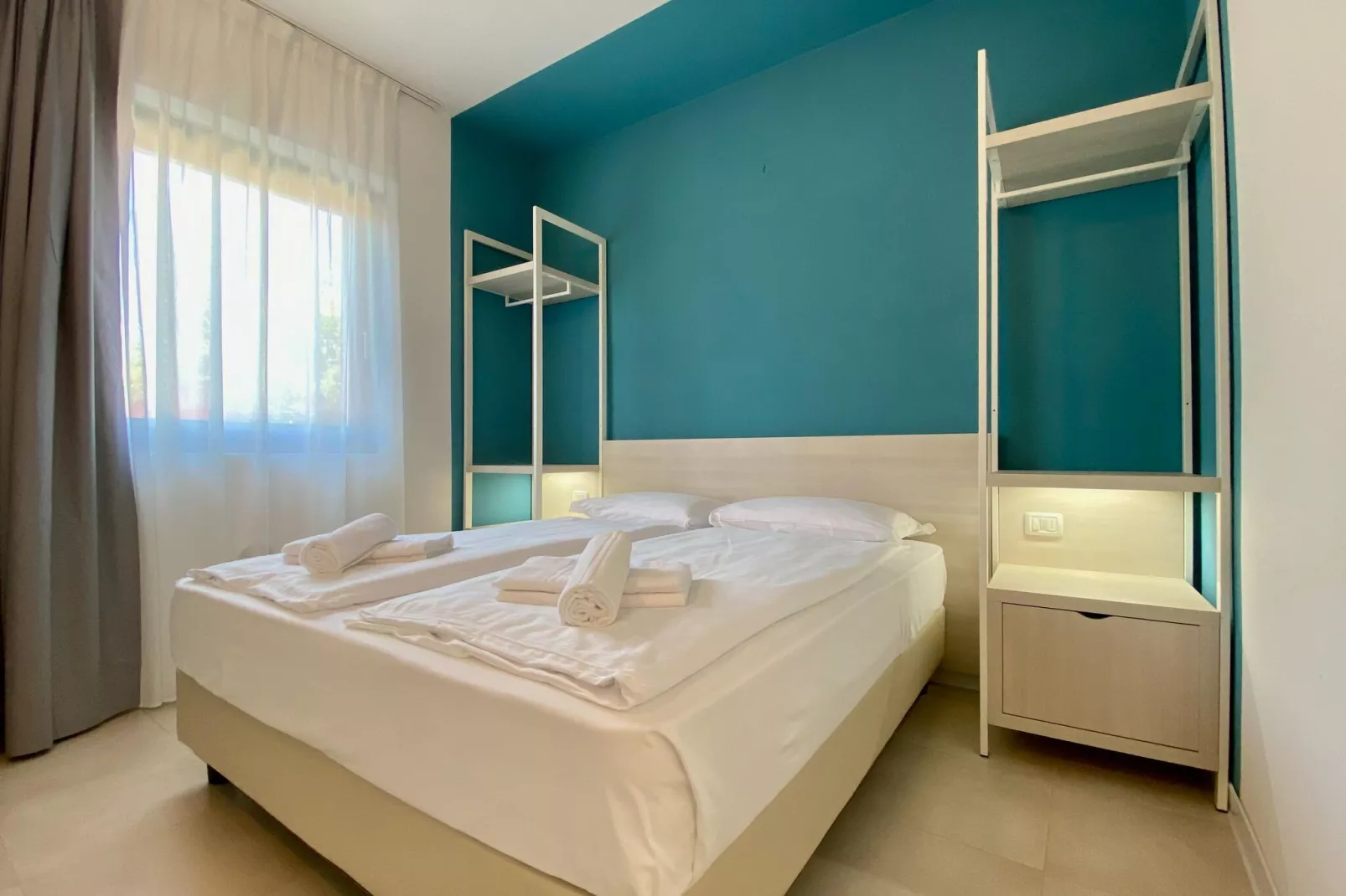 Residence Belvedere Village Castelnuovo del Garda - Trilocale Confort PT-Schlafzimmer