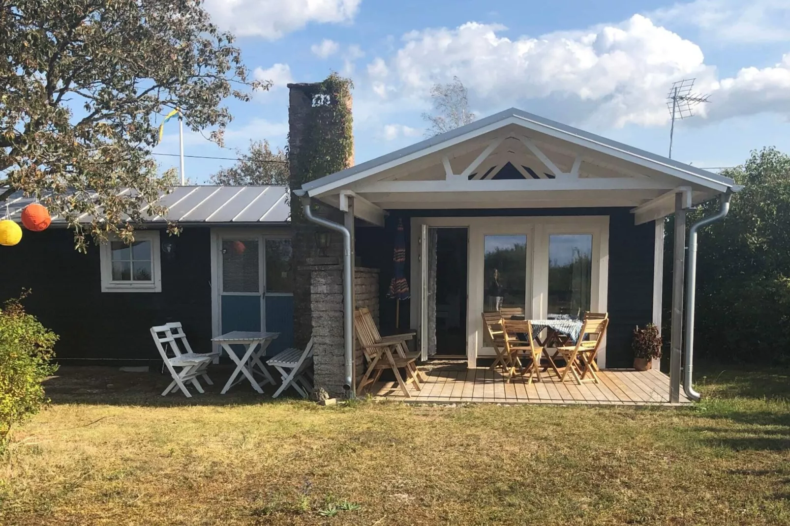 8 Personen Ferienhaus in BORGHOLM-By Traum-Außenbereich