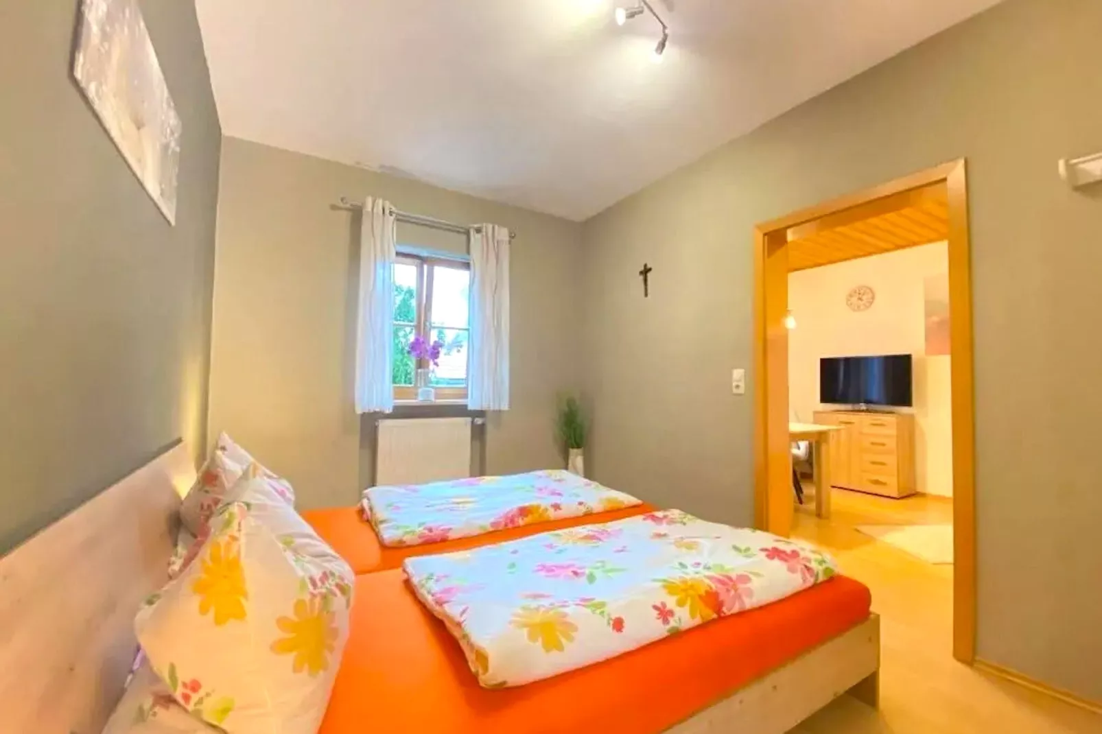	Holiday flats Haus am Wald Zenting-Wohnung für 2 Personen-Chambre
