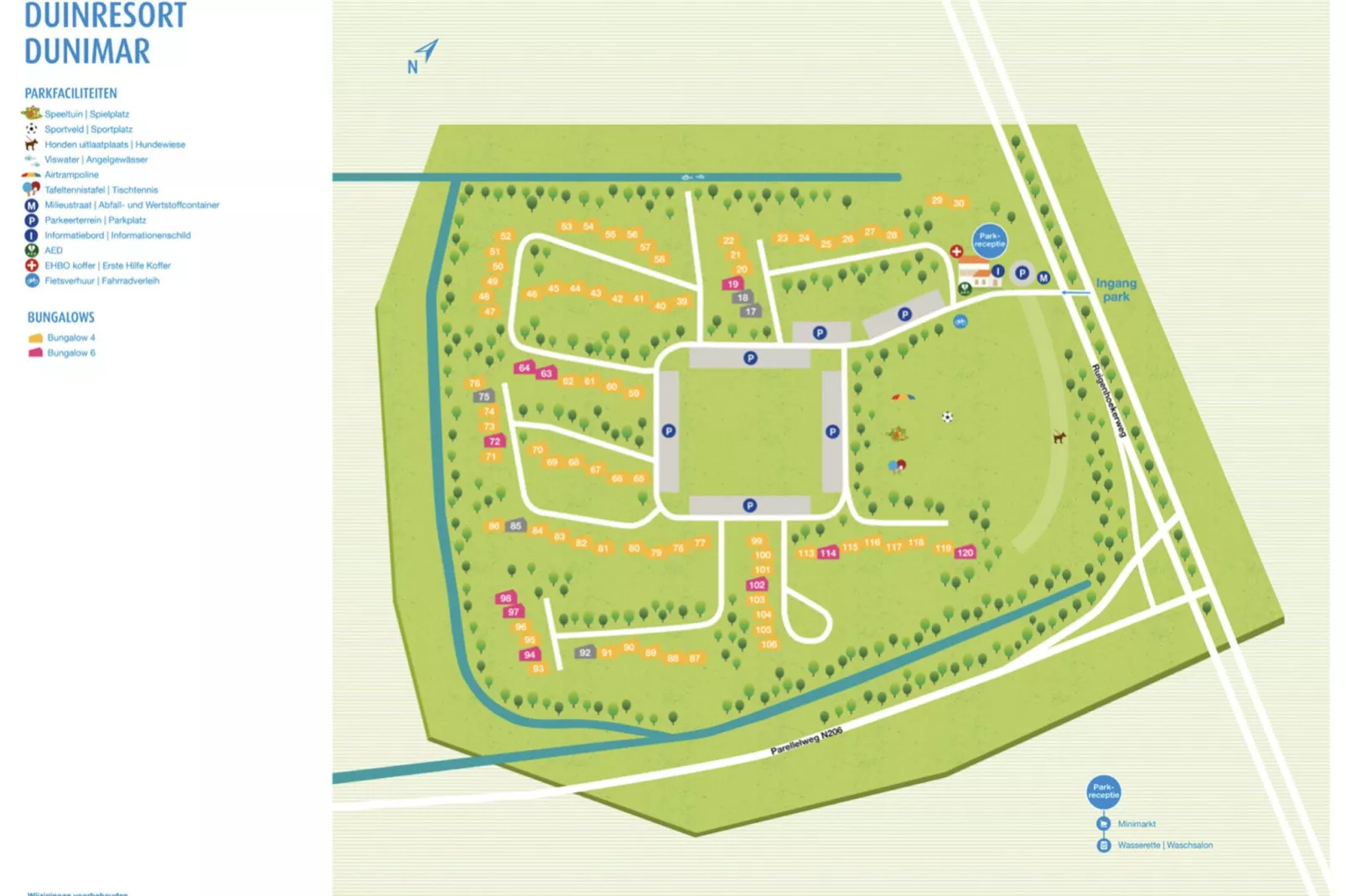 Duinresort Dunimar 5-Park facilities