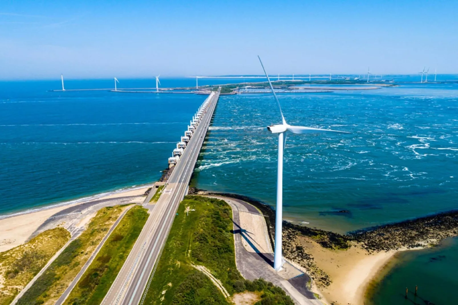 Beach Resort Brouwersdam 2-Gebiete Sommer 5 km