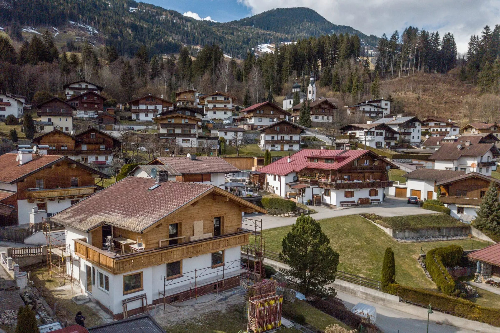 Ferienhaus Marienbergl - 10 Personen-Außenbereich Sommer