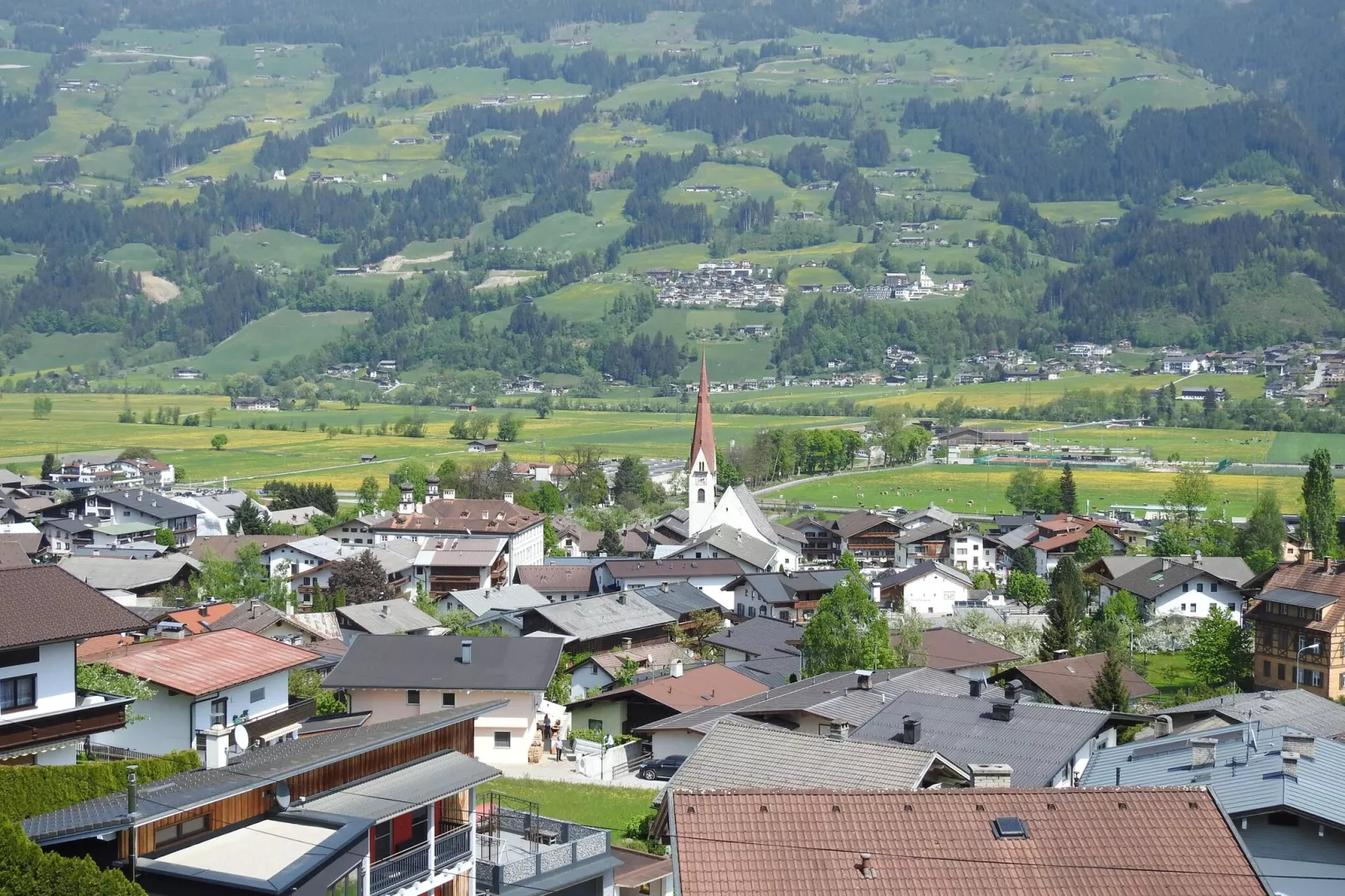 Ferienhaus Marienbergl - 10 Personen-Aussicht Sommer
