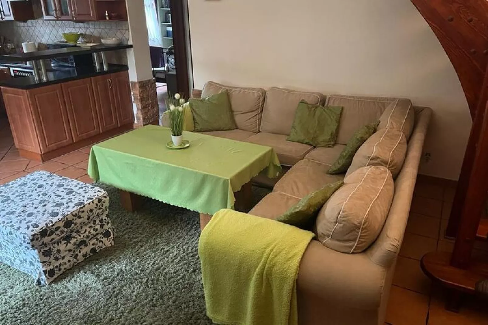 Wakacyjny dom Podamirowo-Wohnzimmer