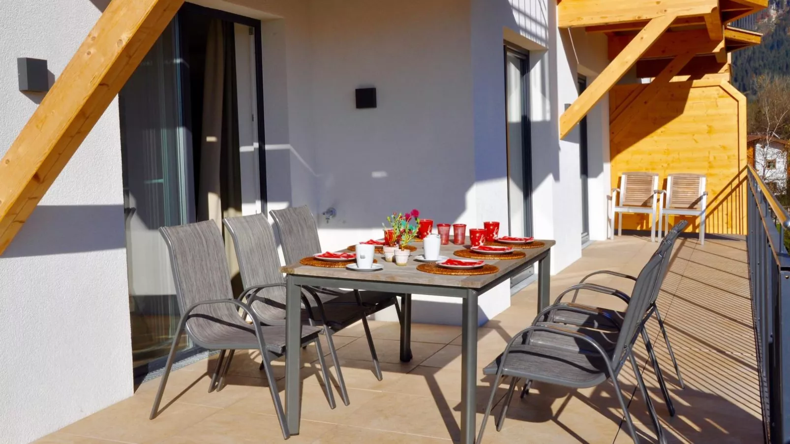 Bergblick-Terrasse/Balkon
