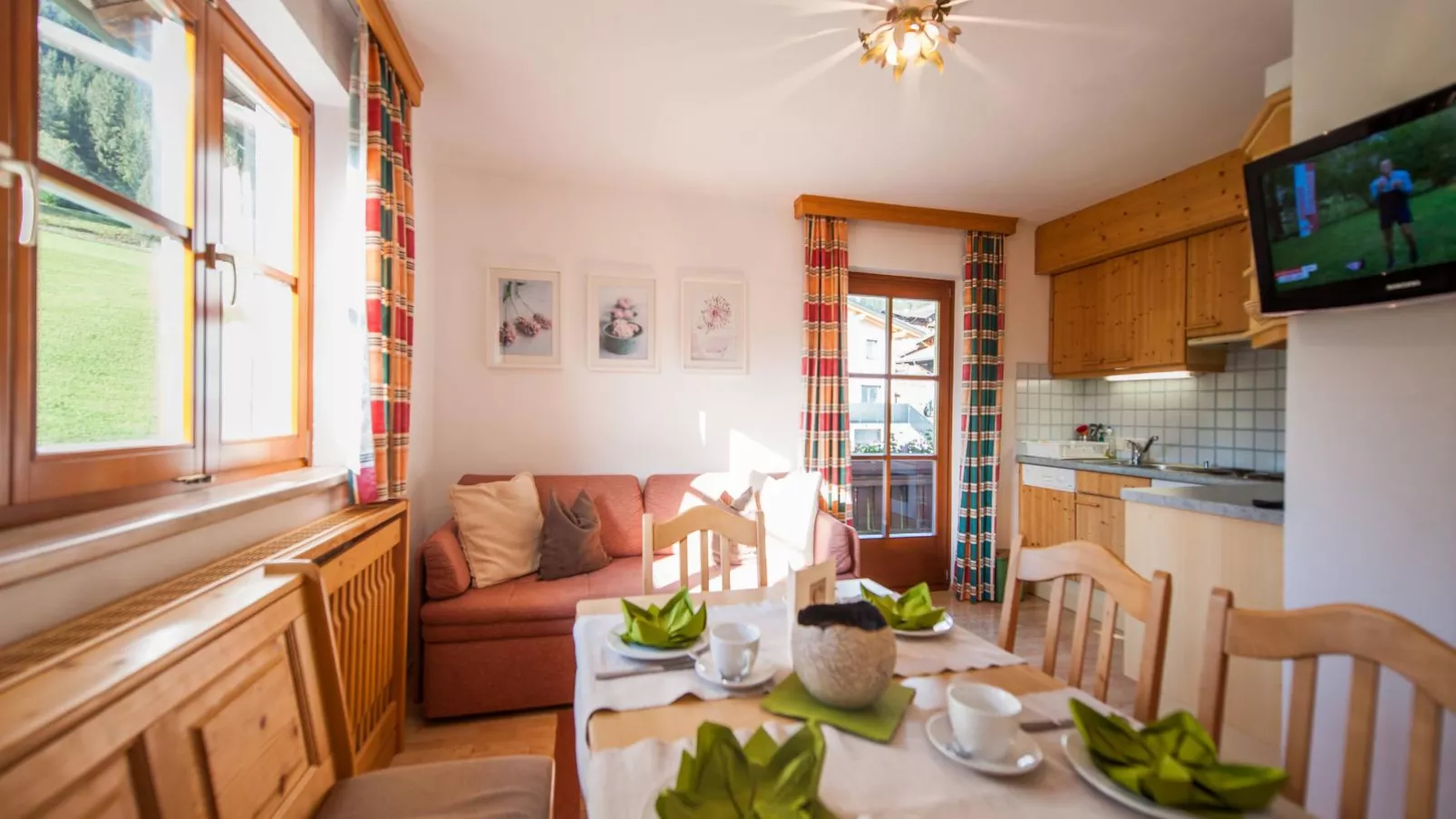 Pistenblick Forstau-Kitchen