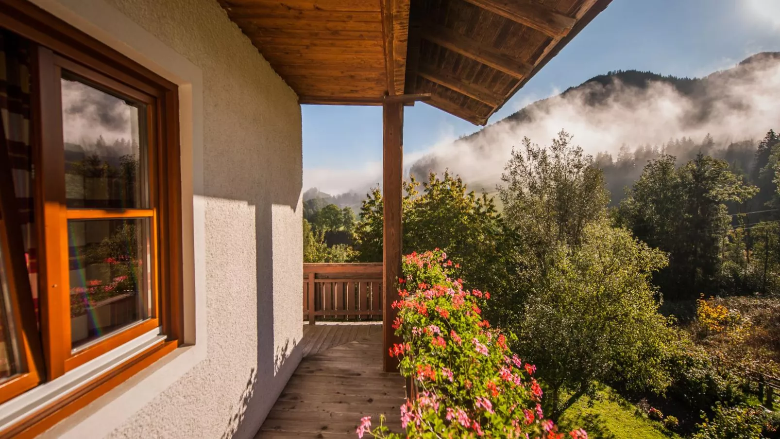 Pistenblick Forstau-Terrace balcony