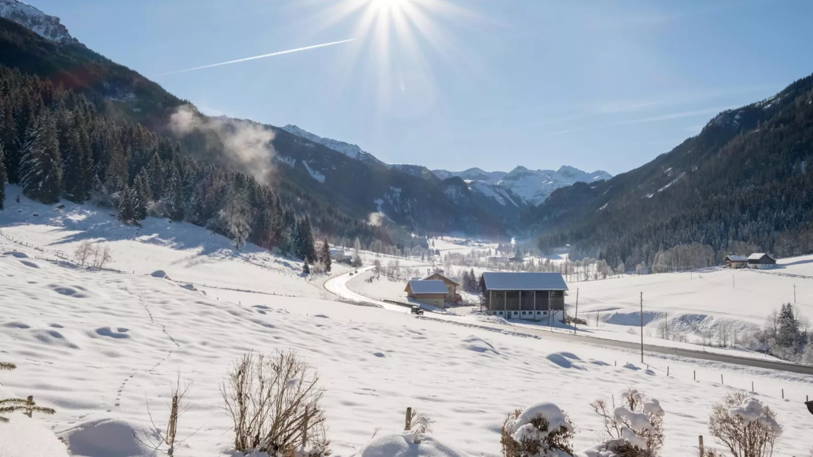 Tauern-Blick-Area winter 1km