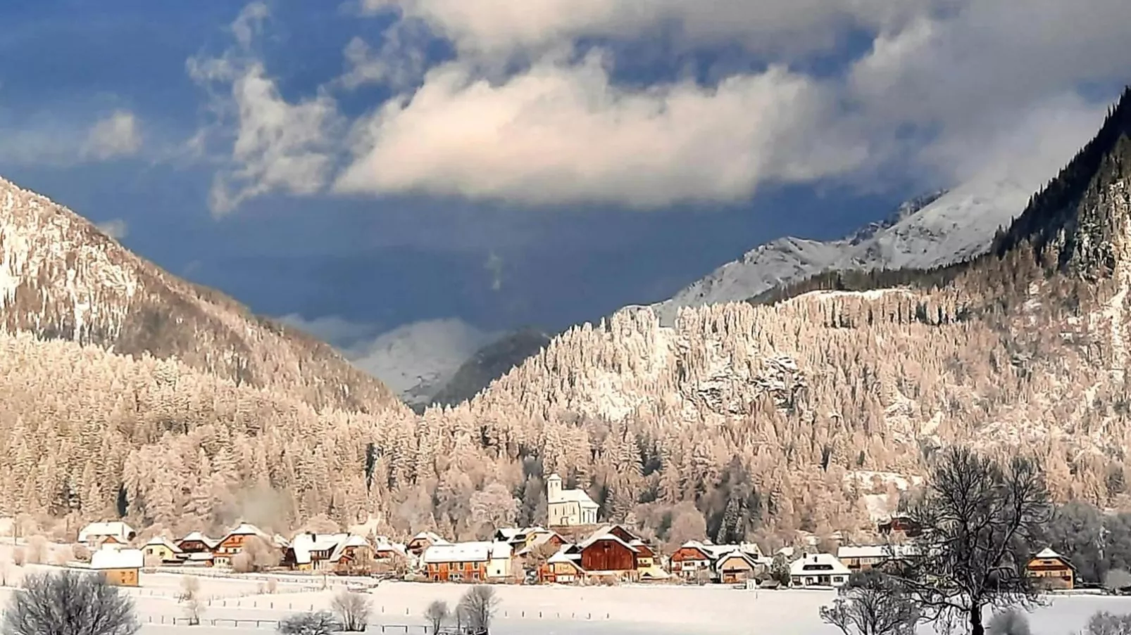 Wolfgangchalet B-Area winter 1km