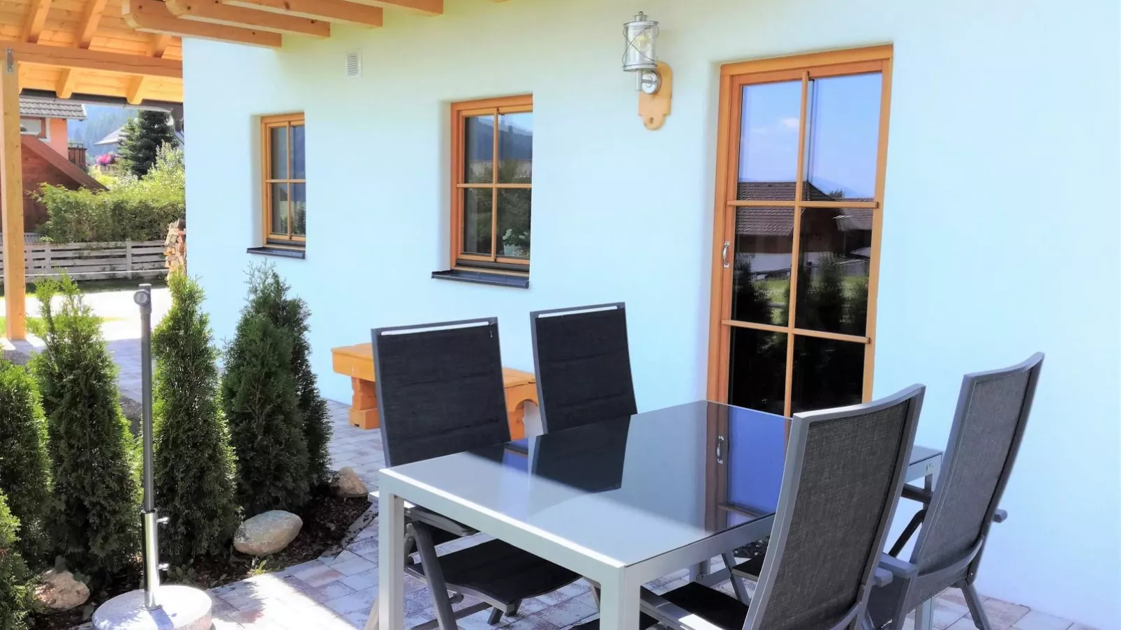 Wolfgangchalet B-Terrace balcony