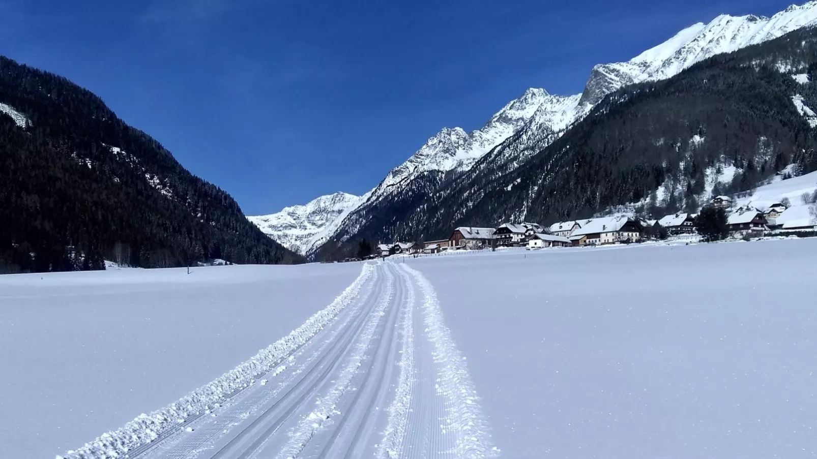 Wolfgangchalet C-Area winter 1km
