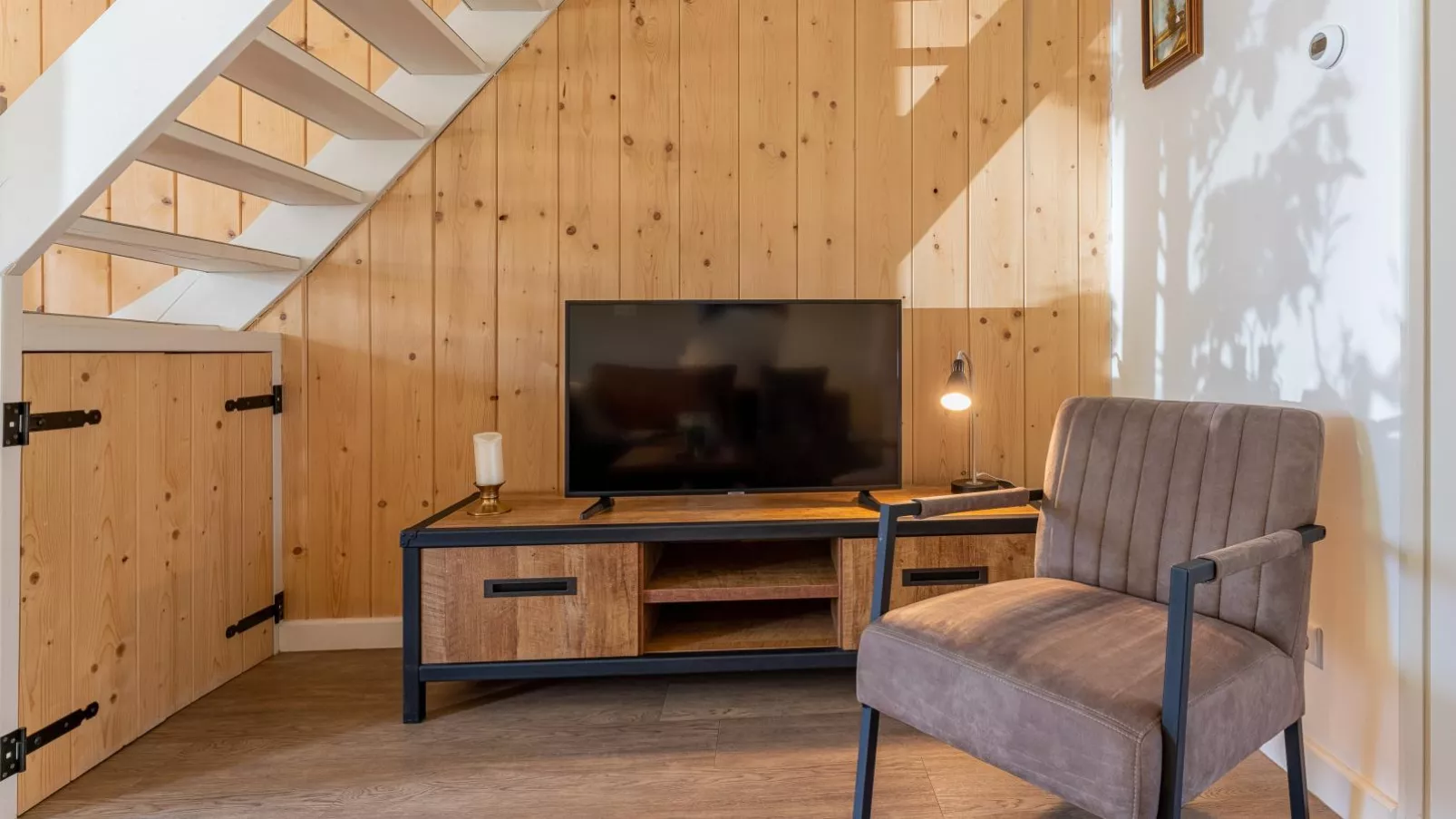 Tiny House Kuifmees-Living room