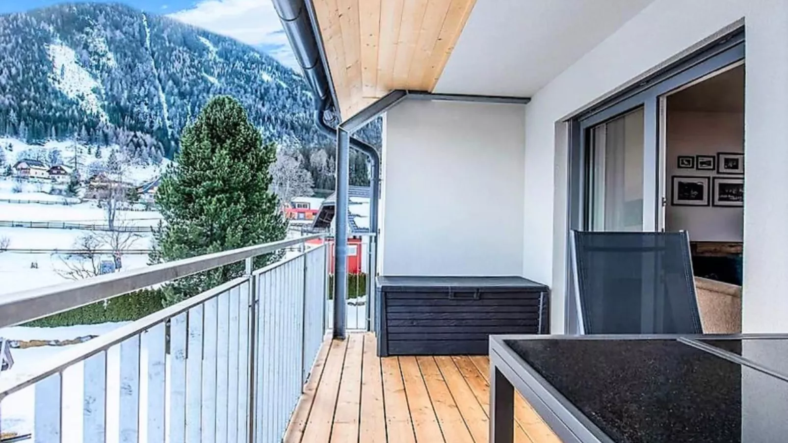 Ski Nature Apartment Lungau Top 15-Terrassenbalkon