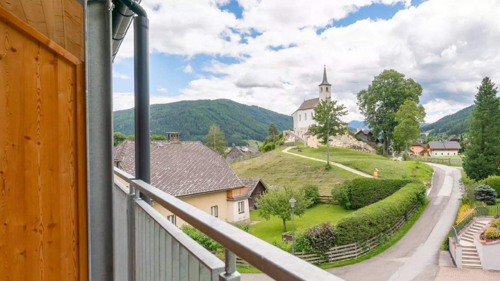 Ski Nature Apartment Lungau Top 13-Terrassenbalkon