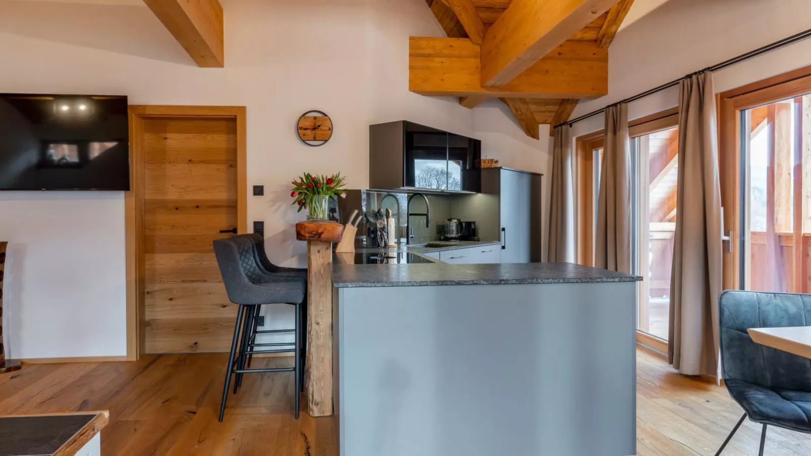 AlmApARTment Mauterndorf Pichl 7-5-Kitchen