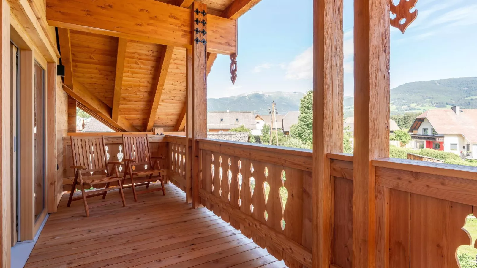 AlmApARTment Mauterndorf Pichl 9-4-Terrace balcony