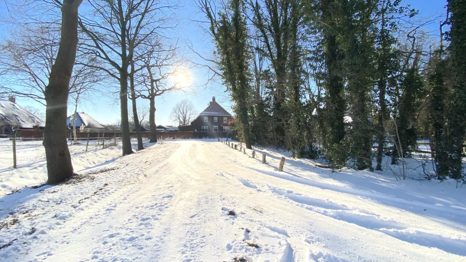 Pipowagen het Oventje-View winter