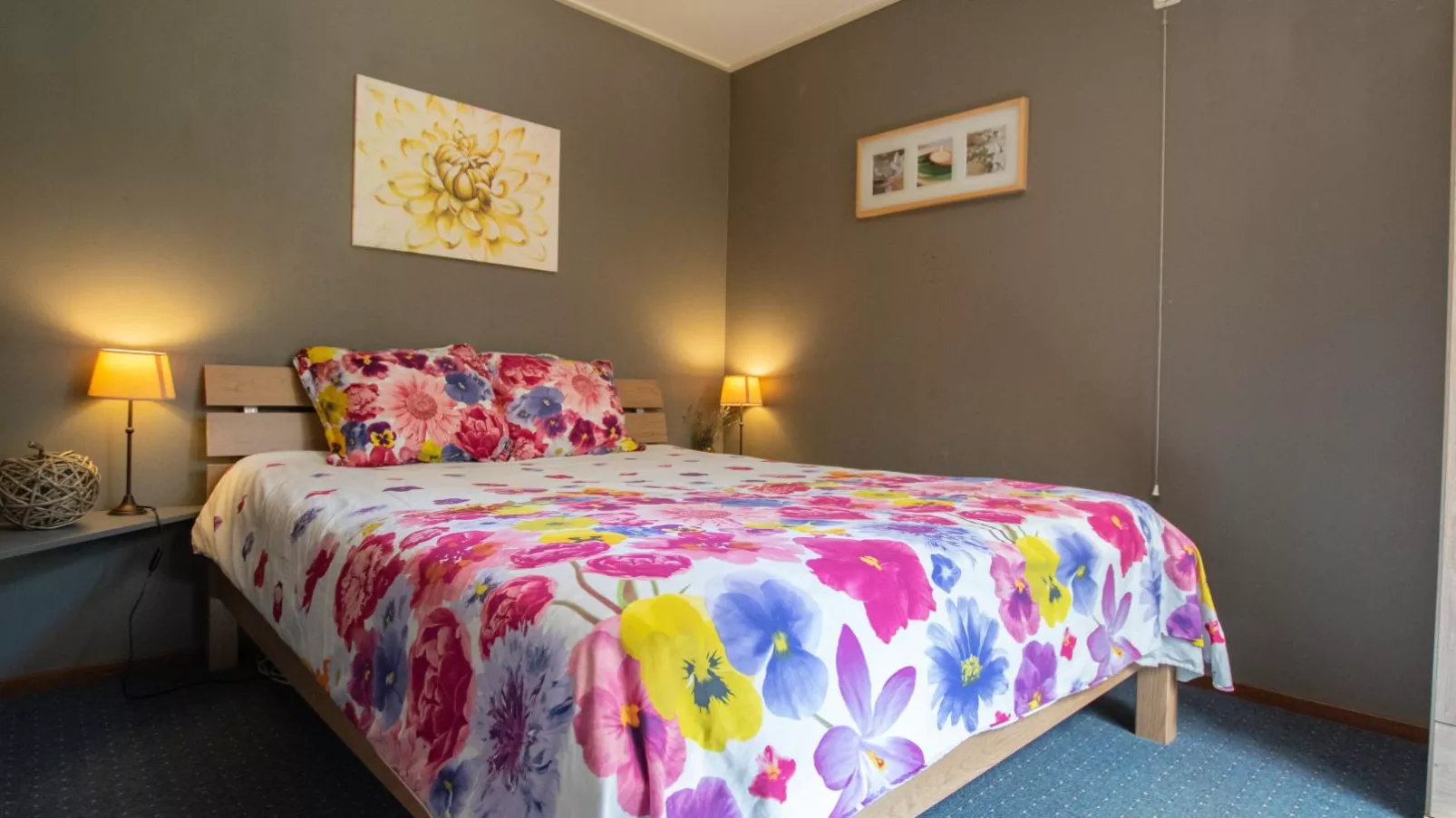 Witte Bungalow-Chambre