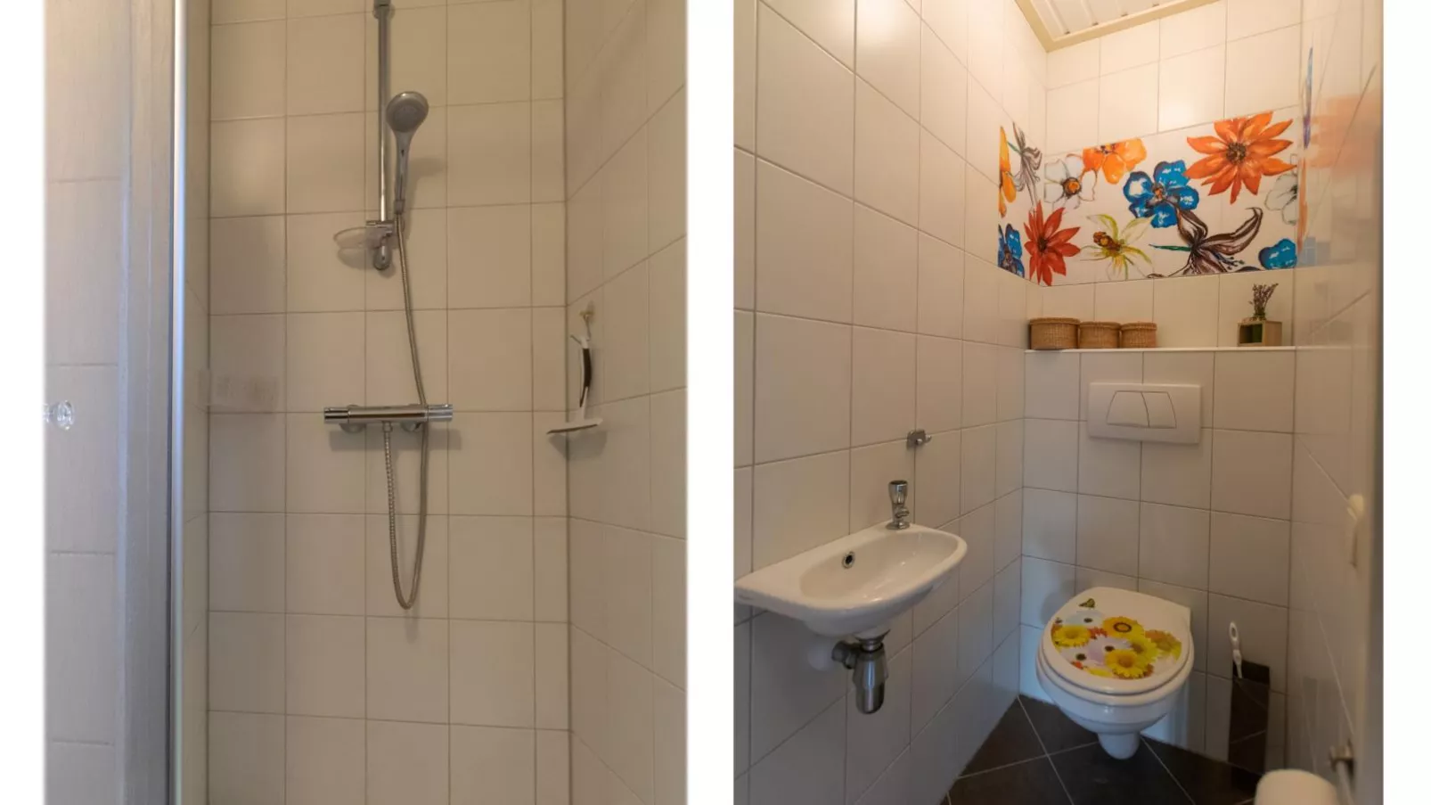 Witte Bungalow-Salle de bain