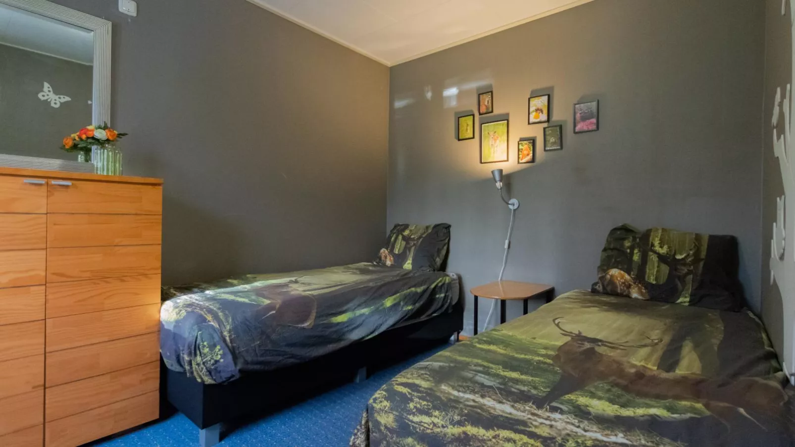Witte Bungalow-Chambre
