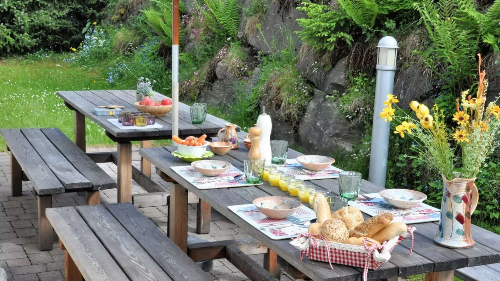 Chalet Bergblick-Jardin d'été