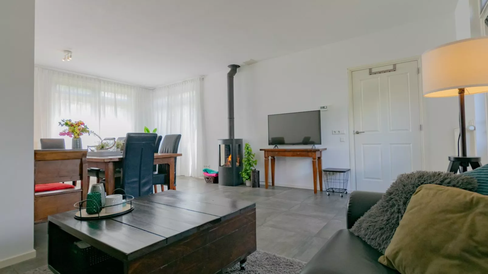 Weidezicht-Wohnzimmer