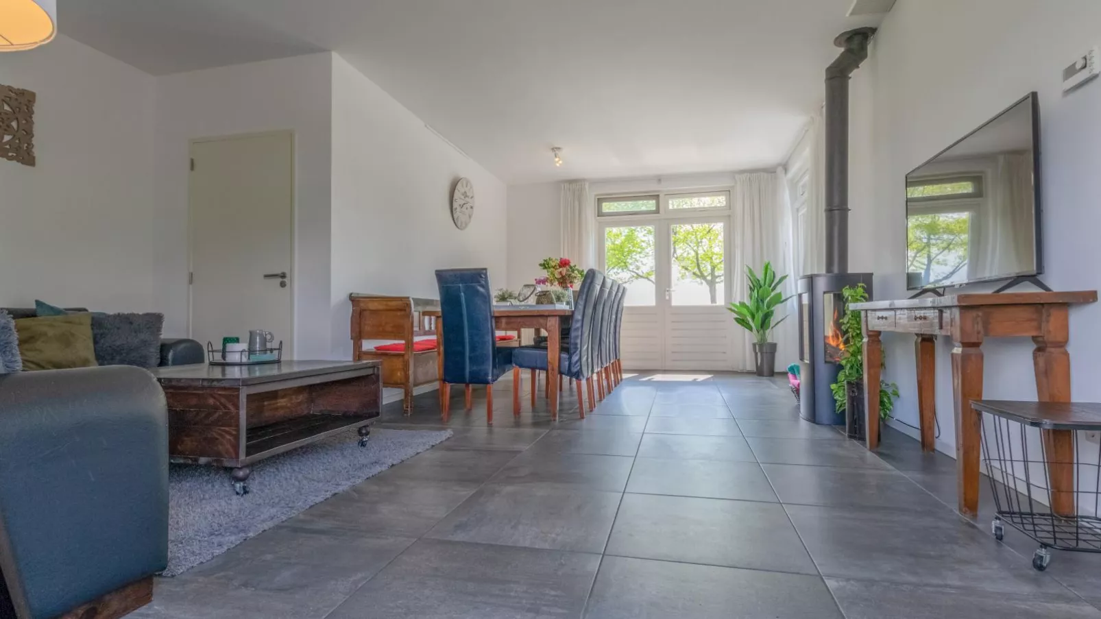 Weidezicht-Wohnzimmer