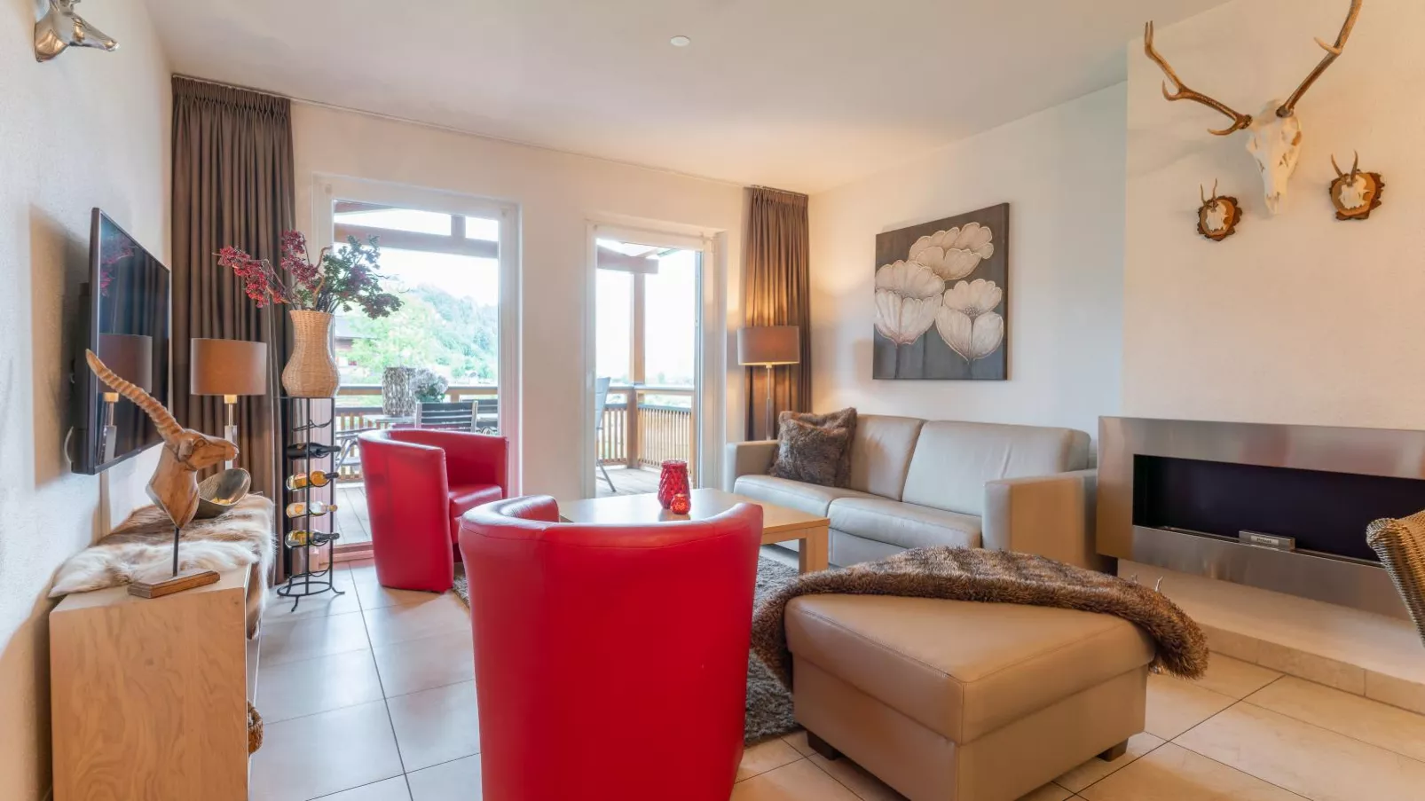 Style Apartment Kaprun - Top 9 - By Villa for You-Living room