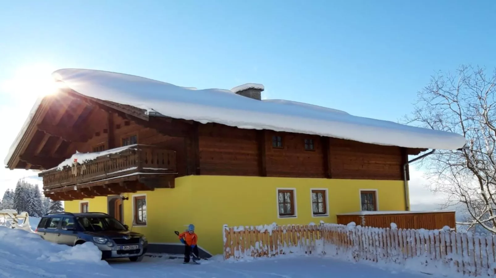 Haus Durchegg OG-Exterior winter
