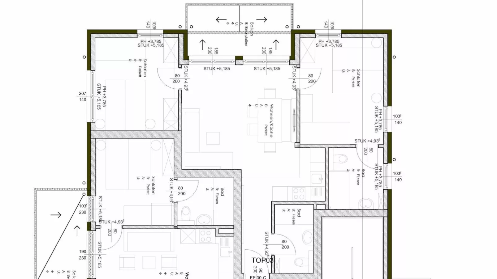 Falken Suites TOP 3-Floor plan