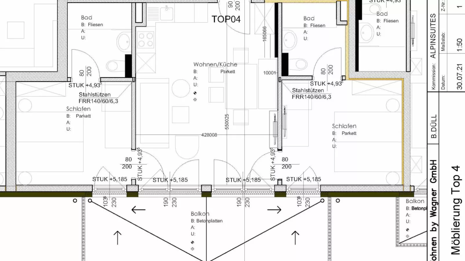 Falken Suites TOP 4-Floor plan