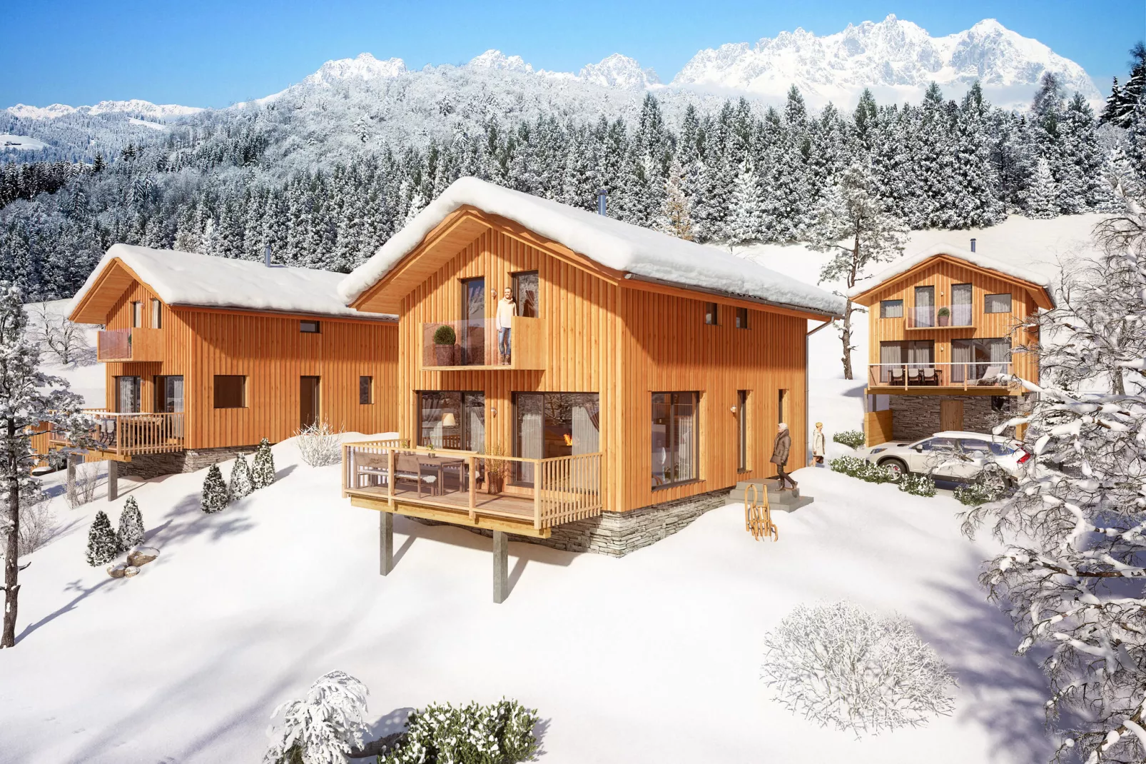 Bergeralm Chalets 1-Exterior winter