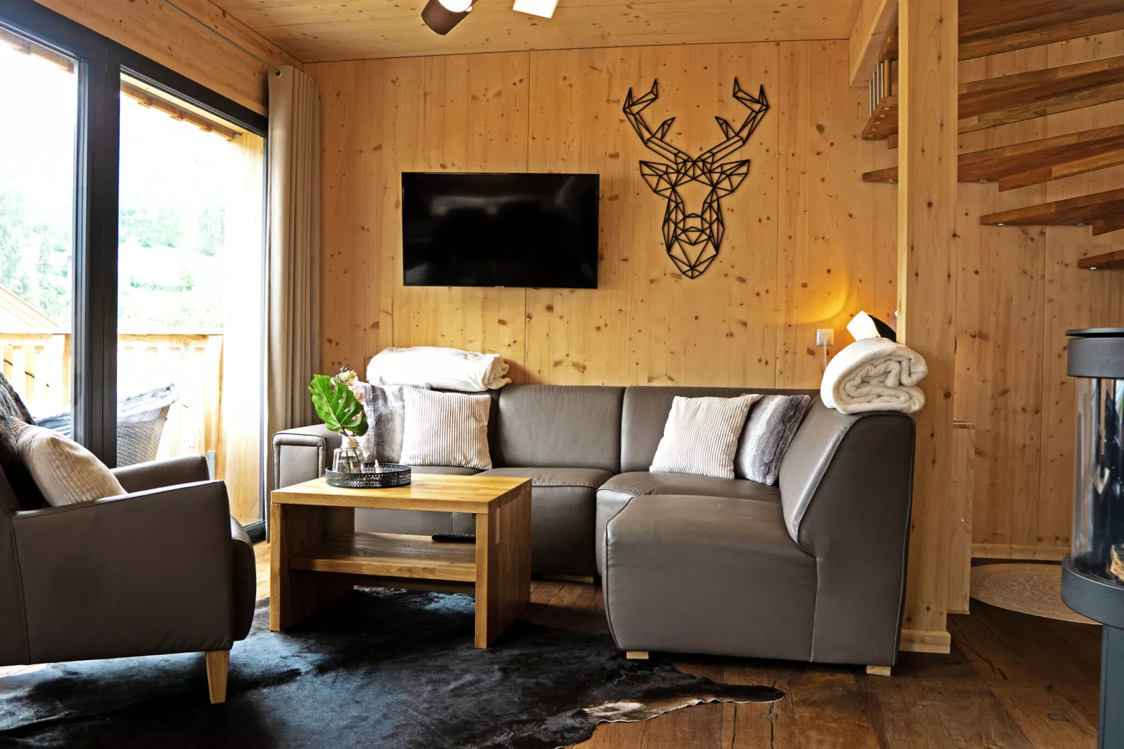 Bergeralm Chalets 1-Living room