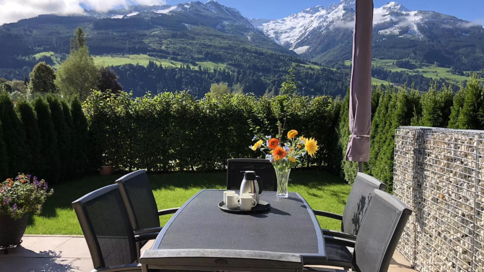 Sonnen Lodge Kaprun-Gardens summer