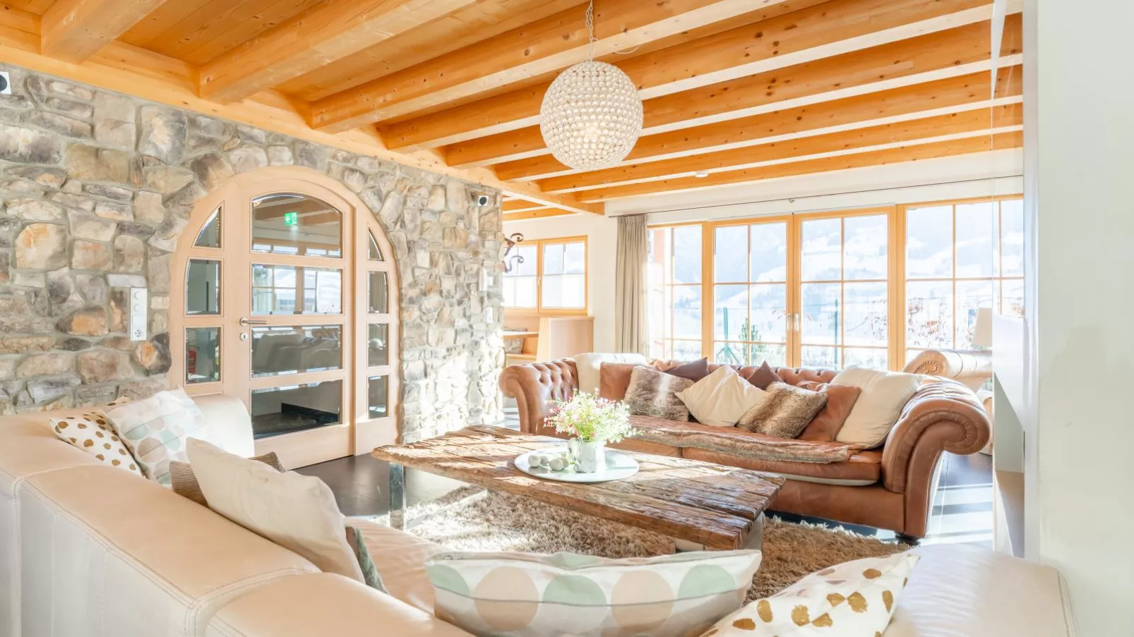 Chalet Erlebnishaus I-Living room