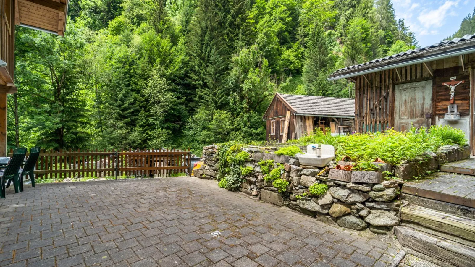Apartment Leiter-Außenbereich Sommer