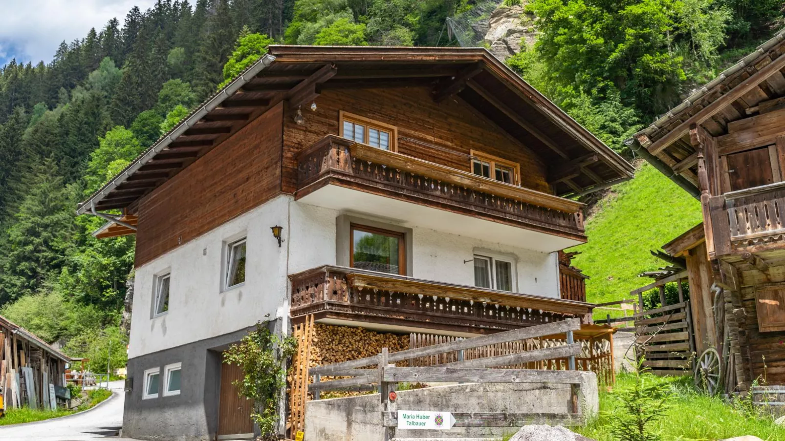 Apartment Leiter-Außenbereich Sommer