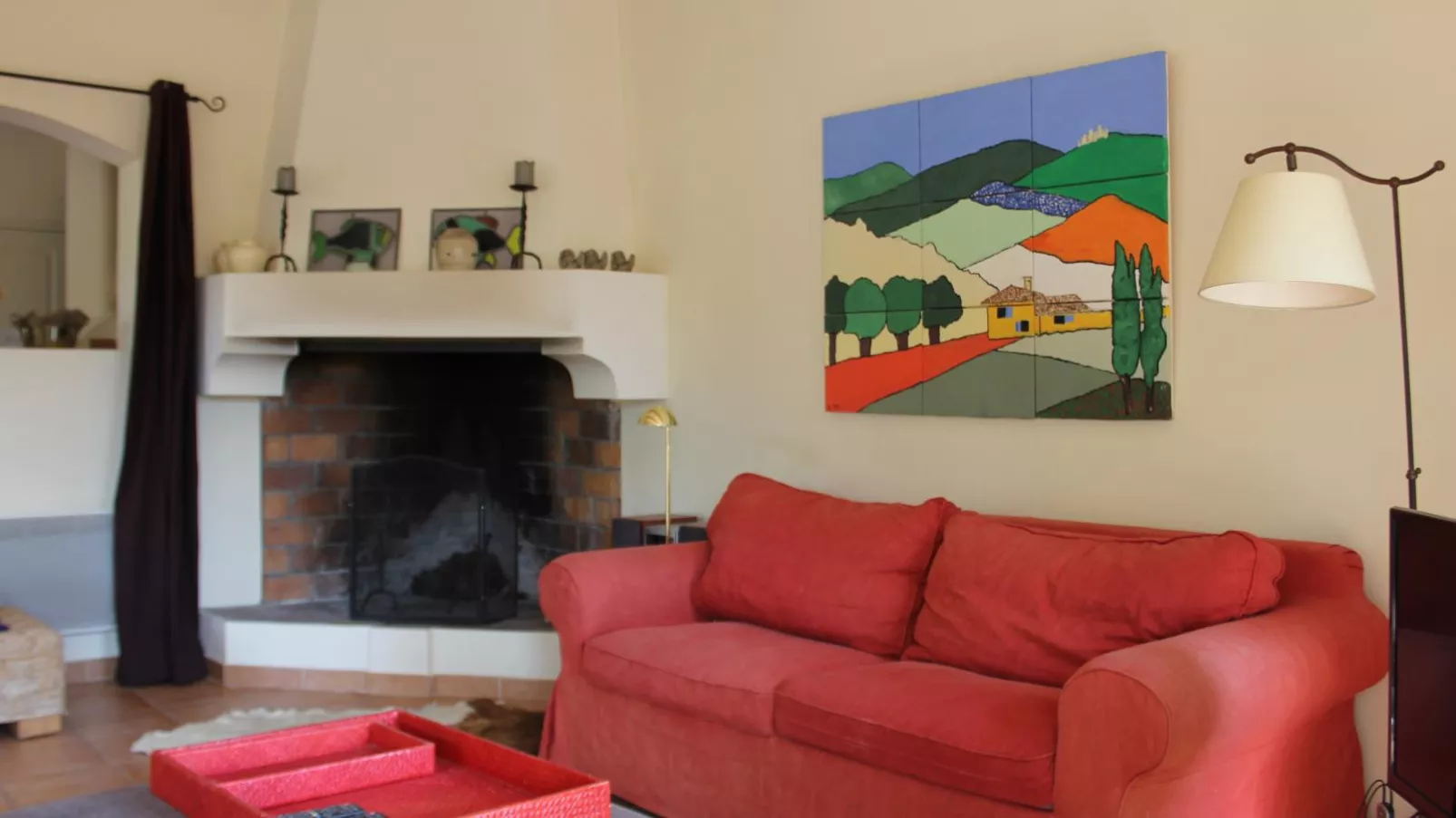 Villa Bellegarde-Living room