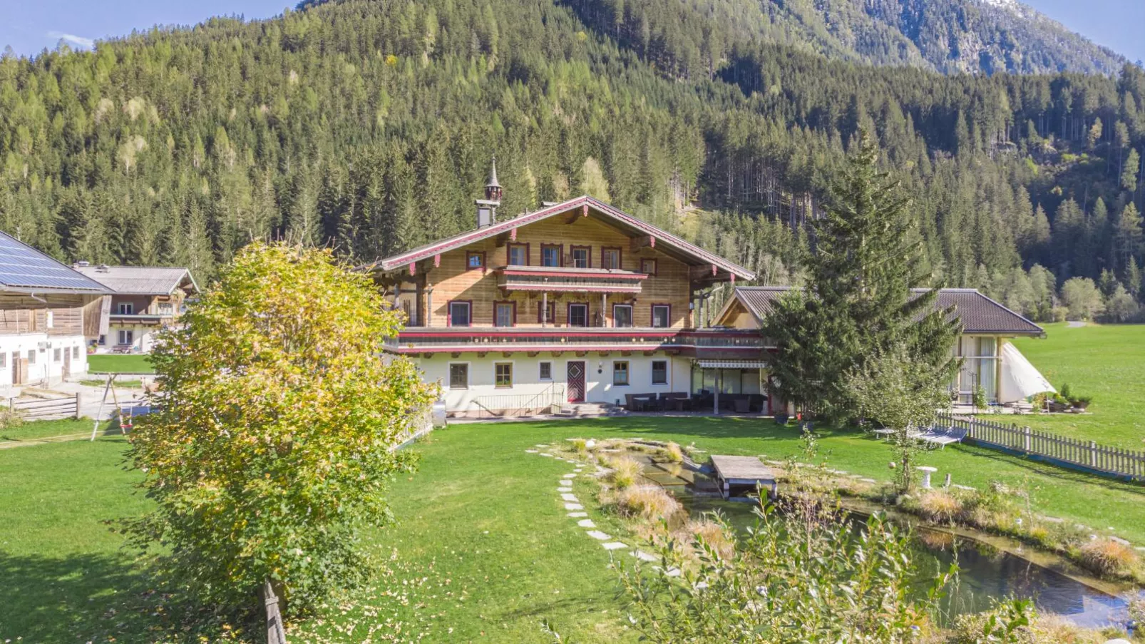 Landhaus Schiedhof-Außenbereich Sommer