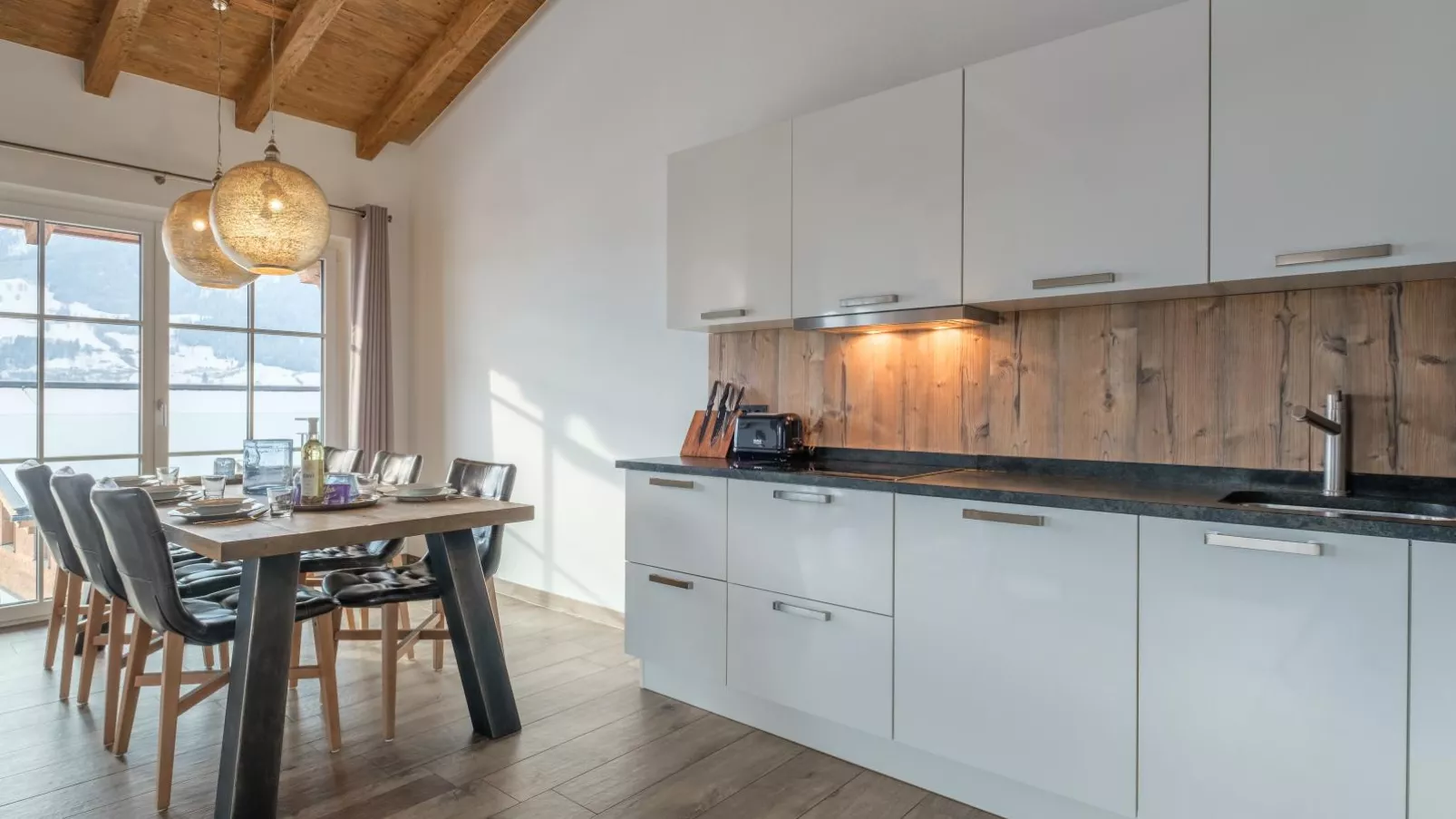 Luxury Tauern Suite Walchen Kaprun 8-Kitchen