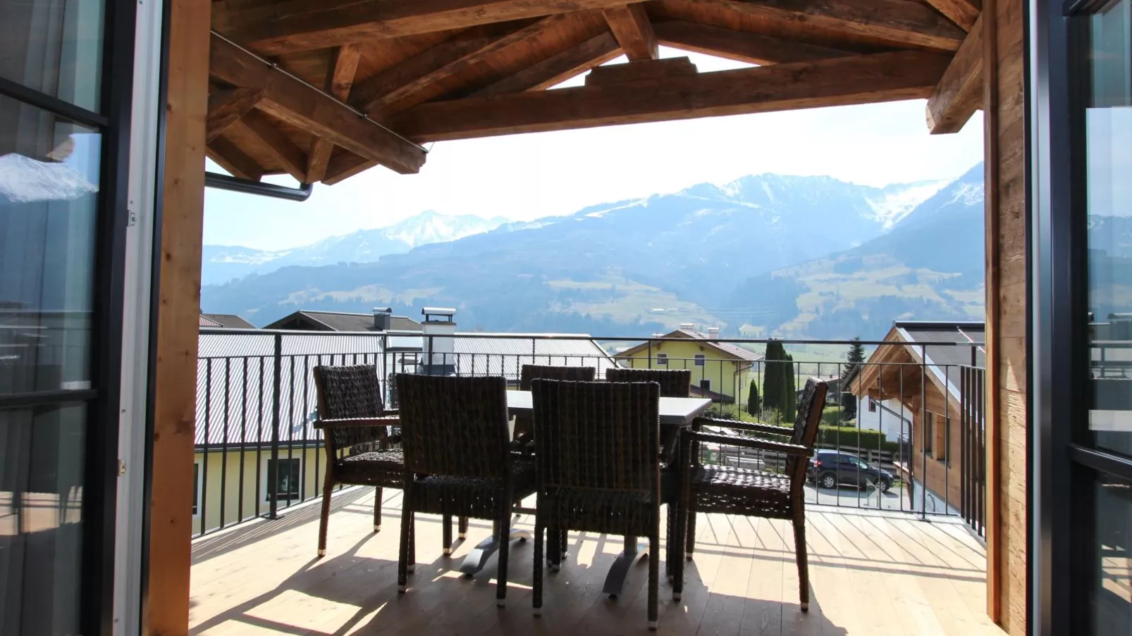 Luxury Tauern Suite Walchen Kaprun 8-Terrace balcony