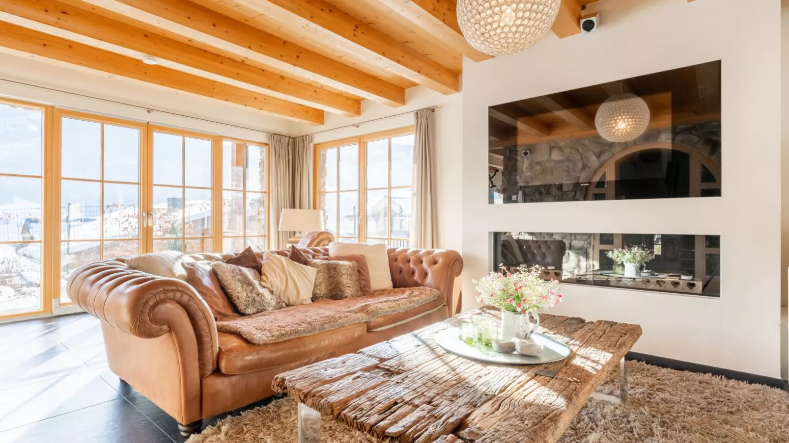 Chalet Erlebnishaus II-Living room