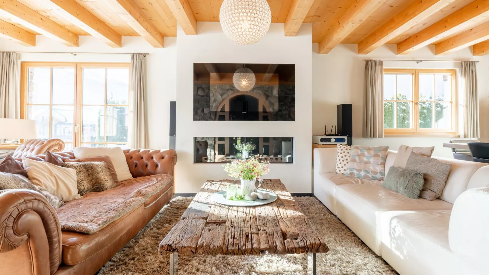Chalet Erlebnishaus II-Living room