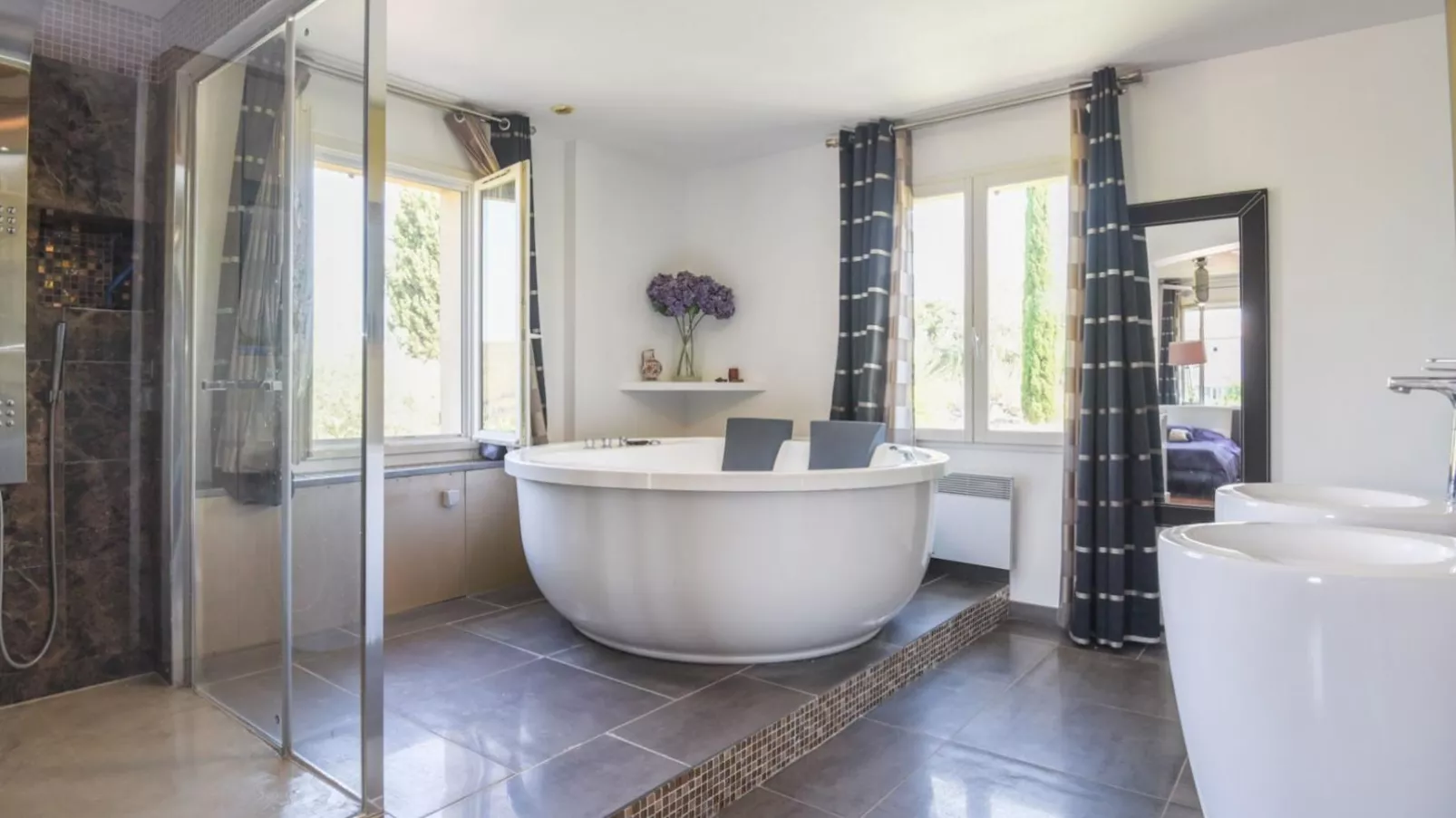 Belle vue-Badezimmer