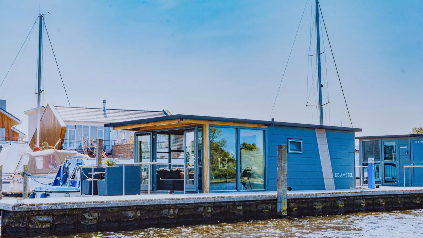 Tiny houseboat Uitgeest I-Außenbereich Sommer