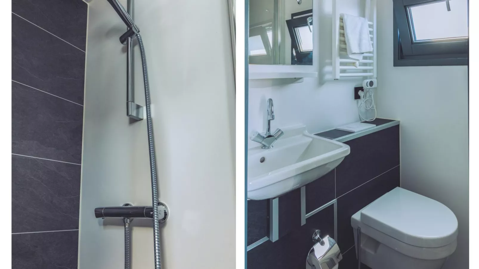 Tiny houseboat Uitgeest I-Badezimmer