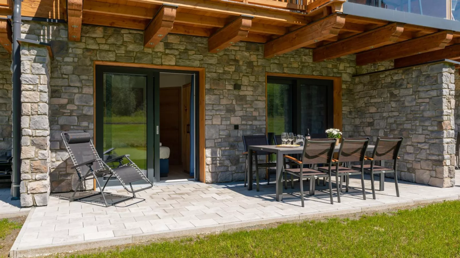 Chalet Astrid-Jardins en été