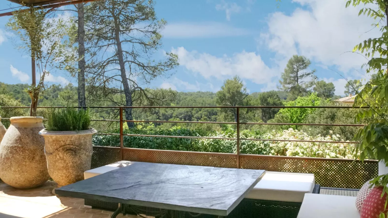 La Bastide Romaine-View summer