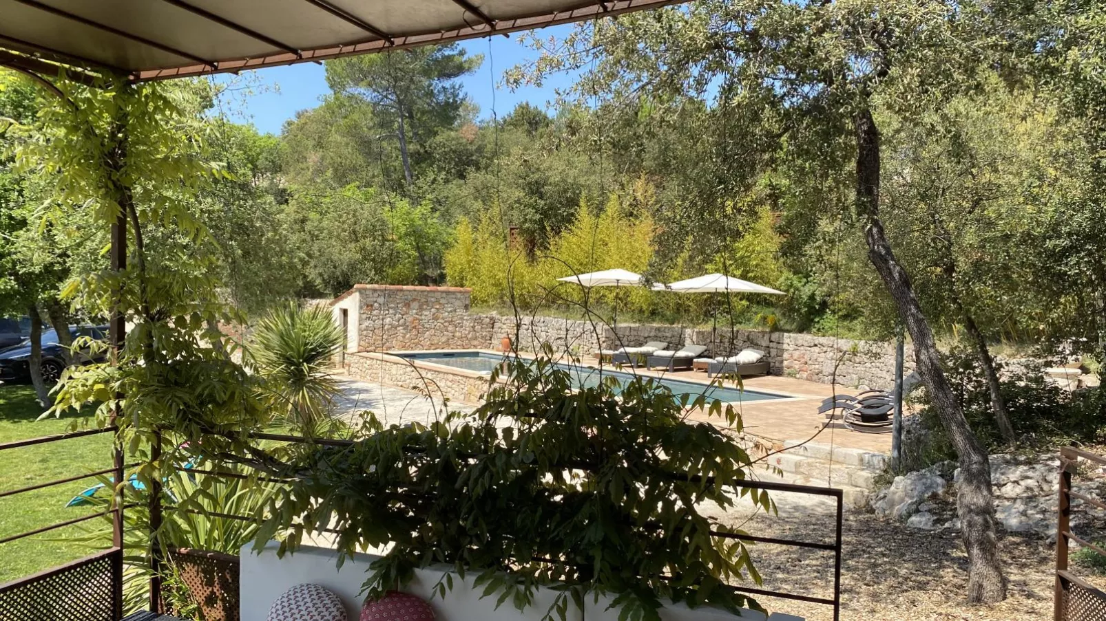 La Bastide Romaine-View summer